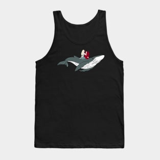 Whal fly away with me Tank Top